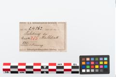 Etikett zu Bronzearmreif (NHMW-PRAE-024562)